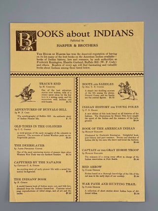 Item #4768 Books about Indians Published by Harper & Brothers