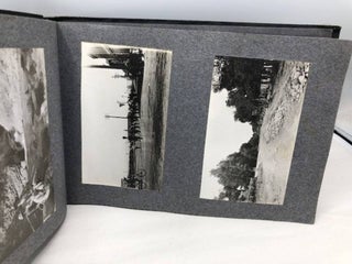 Item #4944 Early Photo Album of Views of Livingston, Montana and the Surrounding Area, Including...