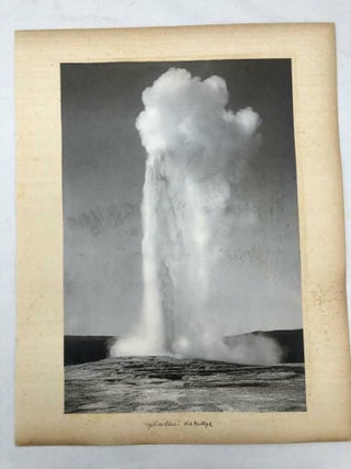 Item #5020 Four Photographs Yellowstone National Park by Frank Jay Haynes. F. J. Haynes
