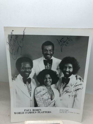 Item #5045 Photograph Signed by All Four Members of Paul Robi's World Famous Platters