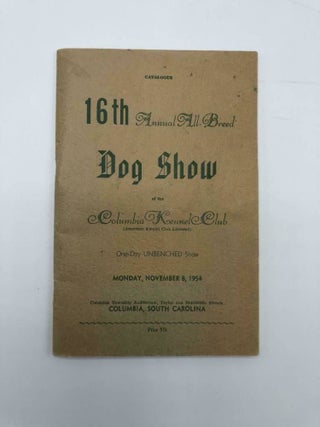 Item #5179 16th Annual All-Breed Dog Show of the Columbia Kennel Club