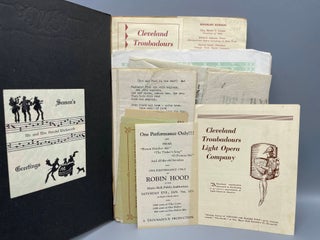 Cleveland Troubadours Light Opera Company Scrapbook