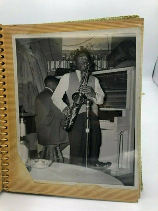 Photo Album Belonging to an African American Jazz Saxophonist