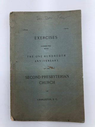 Item #5663 Exercises Connected With The One Hundredth Anniversary Of The Second Presbyterian...
