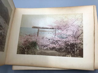 Color Tinted Photo Album of Scenes in Japan