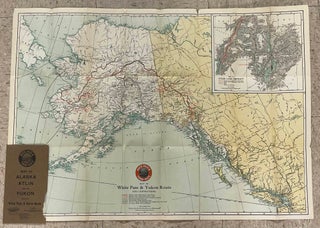 Item #6404 Map of Alaska Atlin And the Yukon Route Issued By White Pass & Yukon Route
