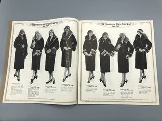 Advance Fur Fashions 1926-27 Wholesale Catalog Herman and Ben Marks Manufacturing Furriers Detroit, Michigan