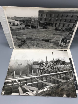 Item #6610 Photographs of the Construction of the Post Office in Idabel, Oklahoma