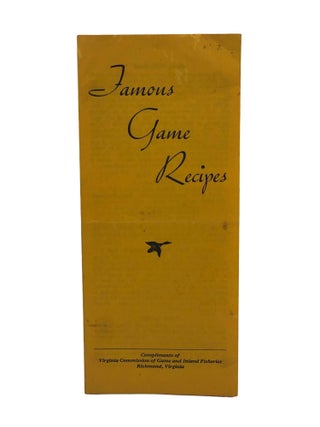 Item #7017 Famous Game Recipes