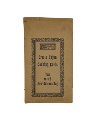 Item #7029 Creole Cajun Cooking Cards from an old New Orleans Bag. Terry Flettrich
