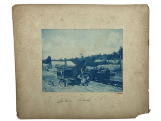 Item #7056 Collection of Photographs Depicting the Construction of a Paper Mill in Upstate New York