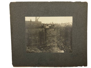Collection of Photographs Depicting the Construction of a Paper Mill in Upstate New York