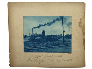 Collection of Photographs Depicting the Construction of a Paper Mill in Upstate New York