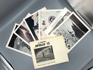 Item #7073 12 Photos Apollo 15 "In The Mountains Of The Moon" 6 Color, 6 Black and White Pictures