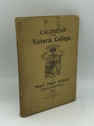 Item #7128 Calendar of the Victoria College, and Boys' High School, Stellenbosch, 1910