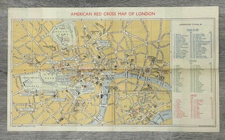 Item #7376 American Red Cross Map of London