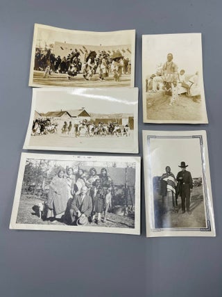 Item #7595 Five Photographs of Native Americans in the American West