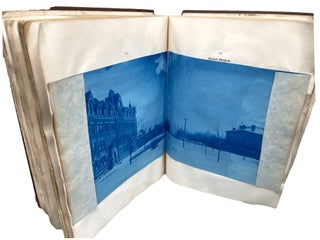 Cyanotype and Ephemera Album Compiled by a Student at Tufts College