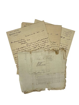 Item #8105 Correspondence Relating to The Protection of Land Under Threat From Squatters...