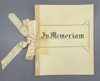 Item #8115 Handmade Calligraphic Memorial Manuscript by a Women's Christian Temperance Union Chapter