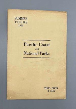 Item #8373 Summer Tours 1923 Pacific Coast and National Parks Thos. Cook & Son
