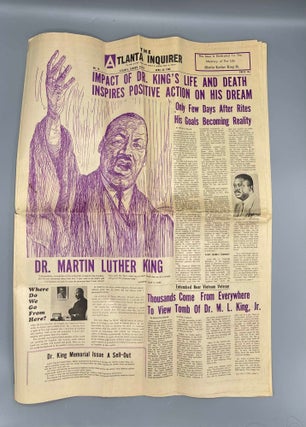 Item #8375 The Atlanta Inquirer April 20, 1968 (MLK Memorial Issue