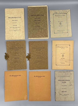 Item #8447 Collection of Programs from The Philadelphian Club of Rule, Texas