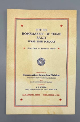 Item #8449 Future Homemakers Of Texas Rally Texas High Schools