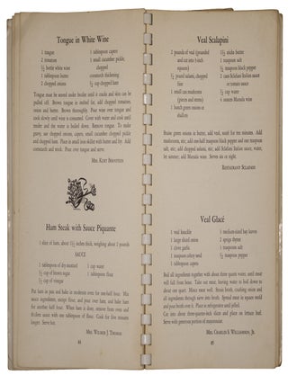 To a King's Taste recipes collected by The National Society of the Colonial Dames of America In the State of Louisiana
