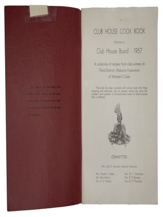 Club House Cook Book A collection of recipes from club women of Third District, Alabama Federation of Women's Clubs
