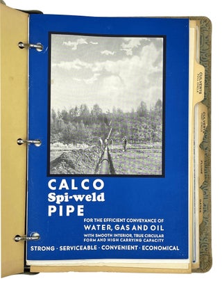 Item #9095 Bound Collection of Trade Catalogs for Water Management and Irrigation Equipment by a...