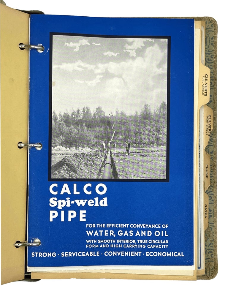 Item #9095 Bound Collection of Trade Catalogs for Water Management and Irrigation Equipment by a California Company