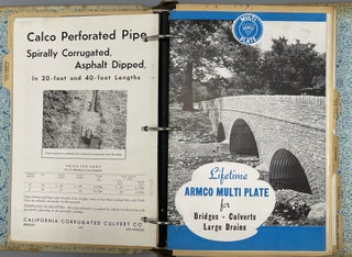 Bound Collection of Trade Catalogs for Water Management and Irrigation Equipment by a California Company