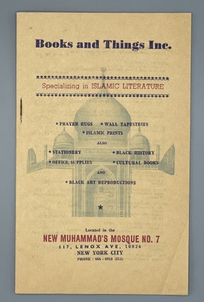 Item #9190 Trade Catalog by the Nation of Islam Bookstore in Harlem