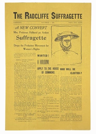 Item #9272 The Radcliffe Suffragette