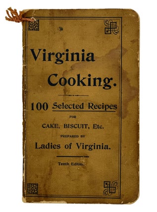 Item #9583 Selected Recipes for Cakes, Biscuits, Muffins, &c. Ladies of Virginia