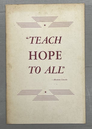 Item #9603 "Teach Hope To All"
