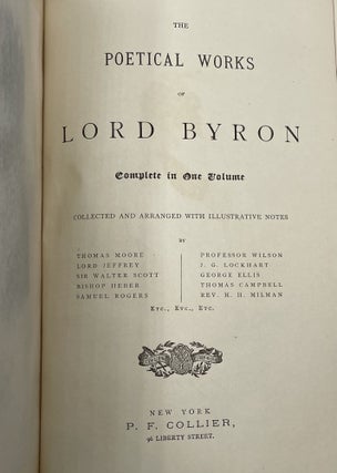 The Poetical Works of Lord Byron Complete in One Volume
