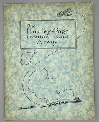 Item #9754 Handley-Page Map of the London-Paris Air Route